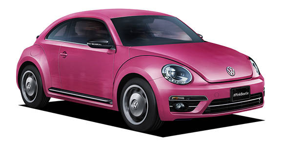 Volkswagen Beetle розовая 78000