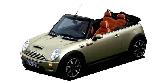 MINI COOPER CONVERTIBLE SIDEWALK