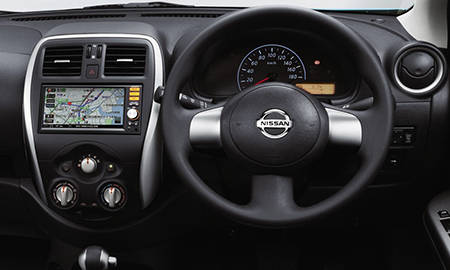 NISSAN MARCH S PLUM INTERIOR