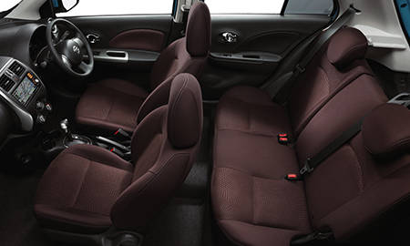 NISSAN MARCH S PLUM INTERIOR