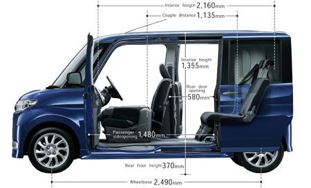 DAIHATSU TANTO CUSTOM X LIMITED