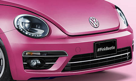 VOLKSWAGEN THE BEETLE HASHTAG PINK BEETLE