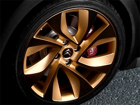 CITROEN DS3 RACING MAT GOLD